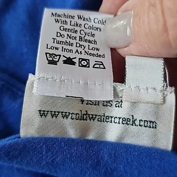 Coldwater Creek Royal Blue Tank Top - Picture 4 of 4